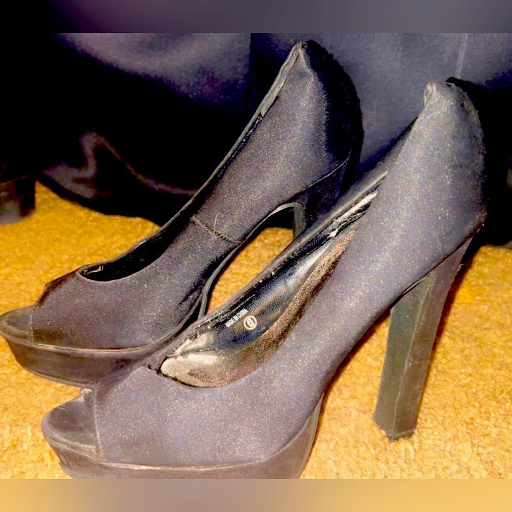 Black Platform Heels